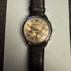 Emporio Armani chronograph dress watch